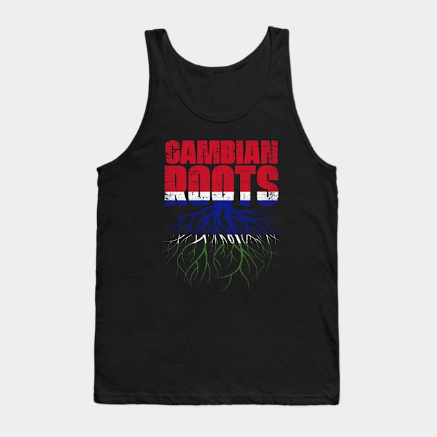 Gambian Roots Gambia Heritage Flag Tank Top by Calenda